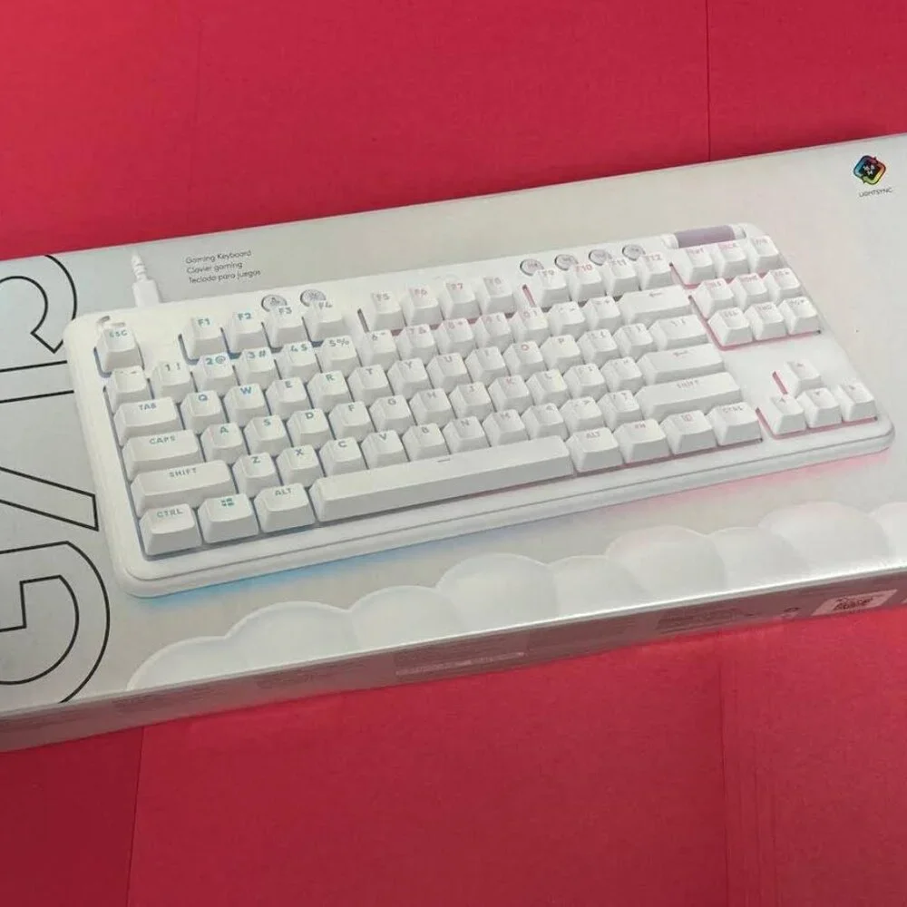Logitech G-Series TKL Backlit White Gaming Keyboard ($169.99+ new!)